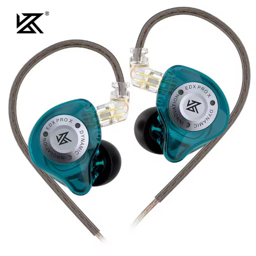 KZ EDX Pro X Wired IEM Earphones Dynamic Driver HiFi Bass Sound