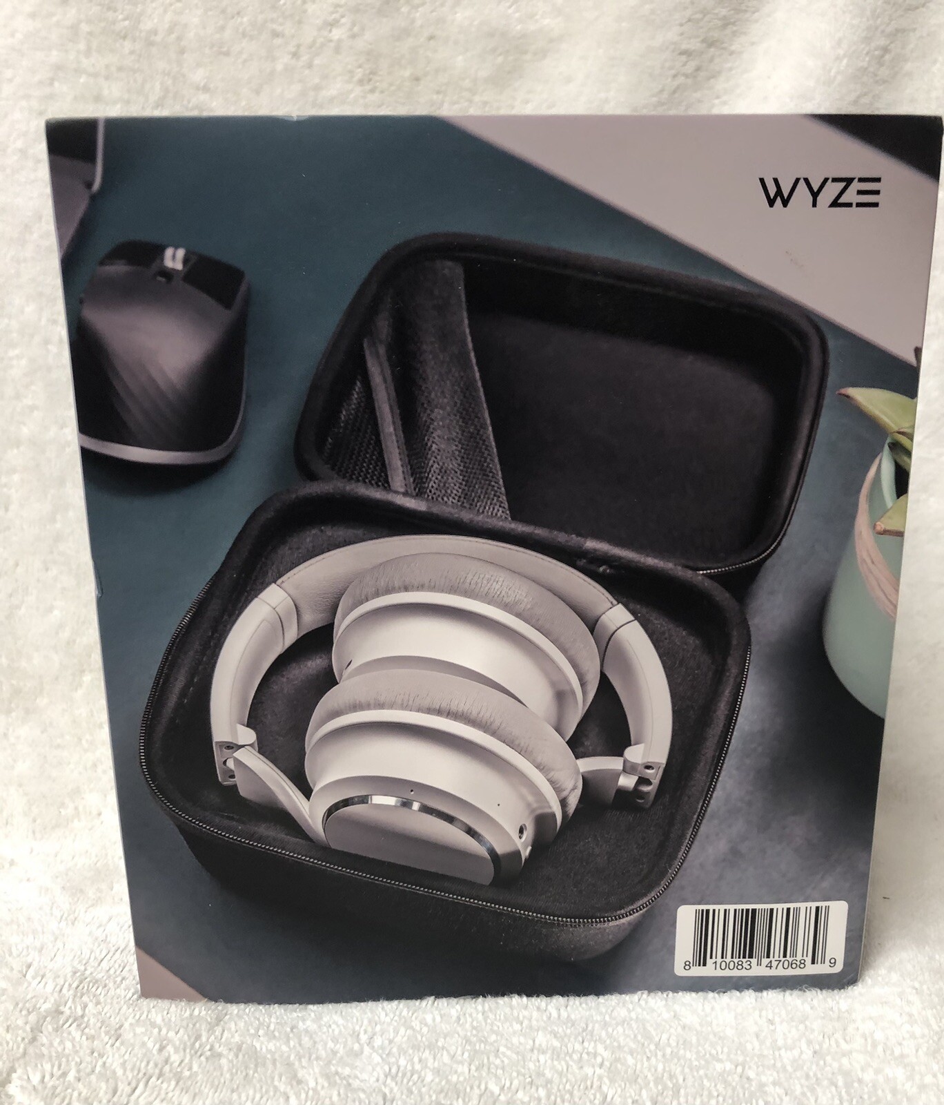 Wyze Noise Cancelling Headphones And Hard Case For Travel, Wireless Over The Ear