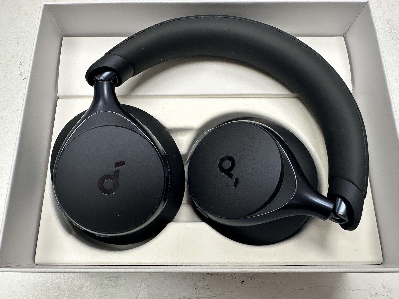 soundcore Space One Wireless Over-Ear Headphones Jet Black Brand New