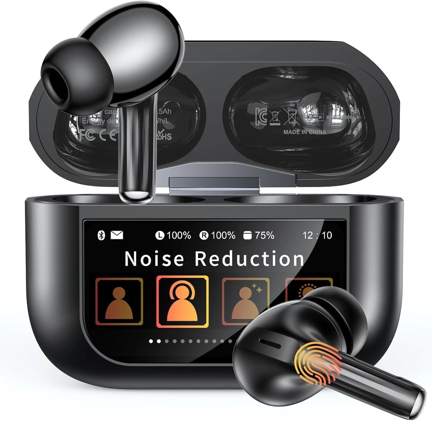 Open Ear Headphones Earbuds with Charging Case for Fitness Men and Women Gifts