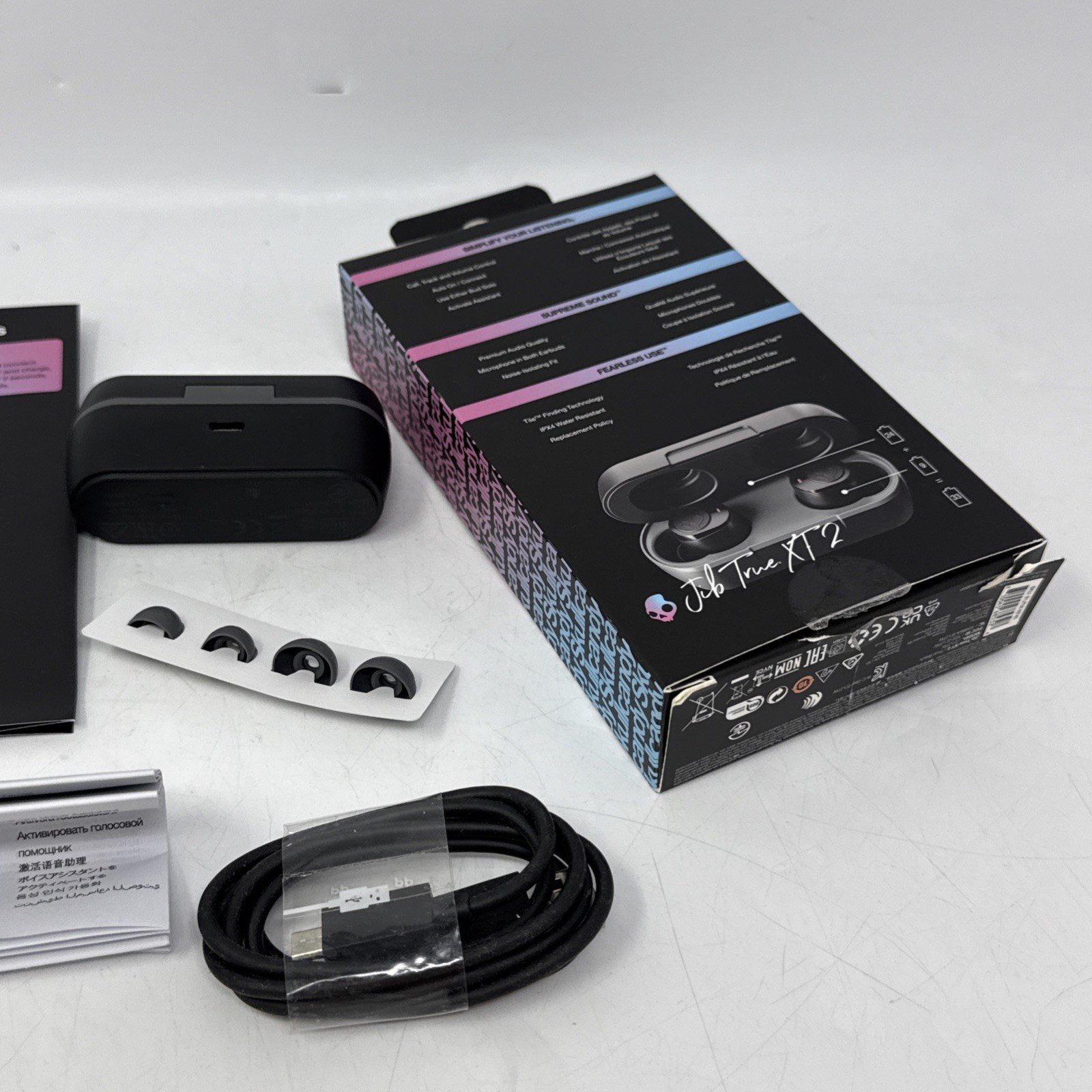 Skullcandy S1JTW Jib True XT 2 In-Ear Headphones – Black