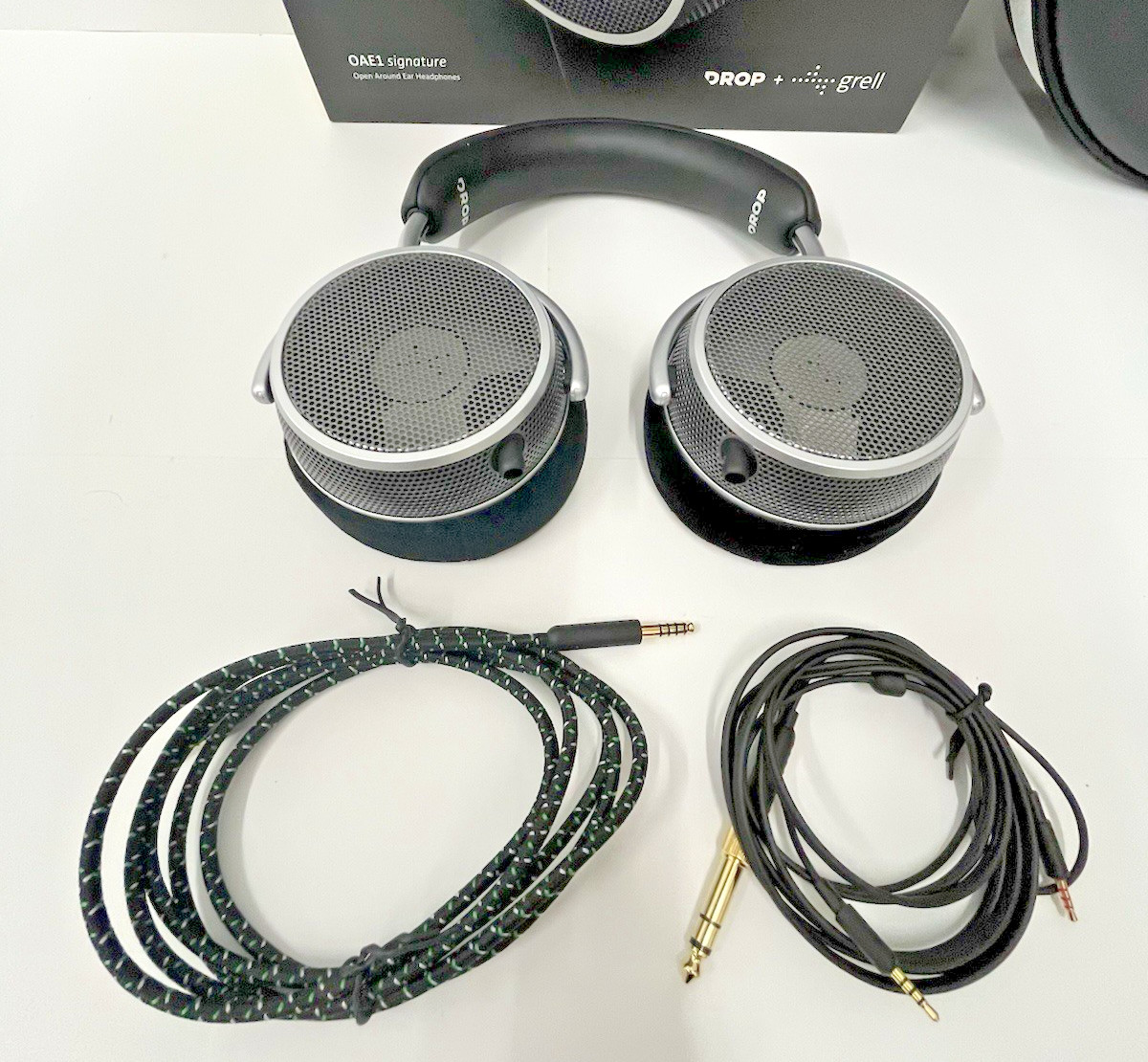 Drop X Grell OAE1 Signature Series Edition Headphones Case 4.4mm Balanced Cable