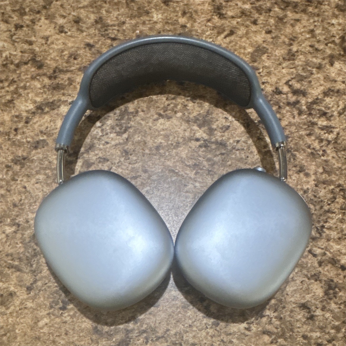 Apple AirPods Max Bluetooth Wireless Over-Ear Headphones ANC Mic Blue/Gray