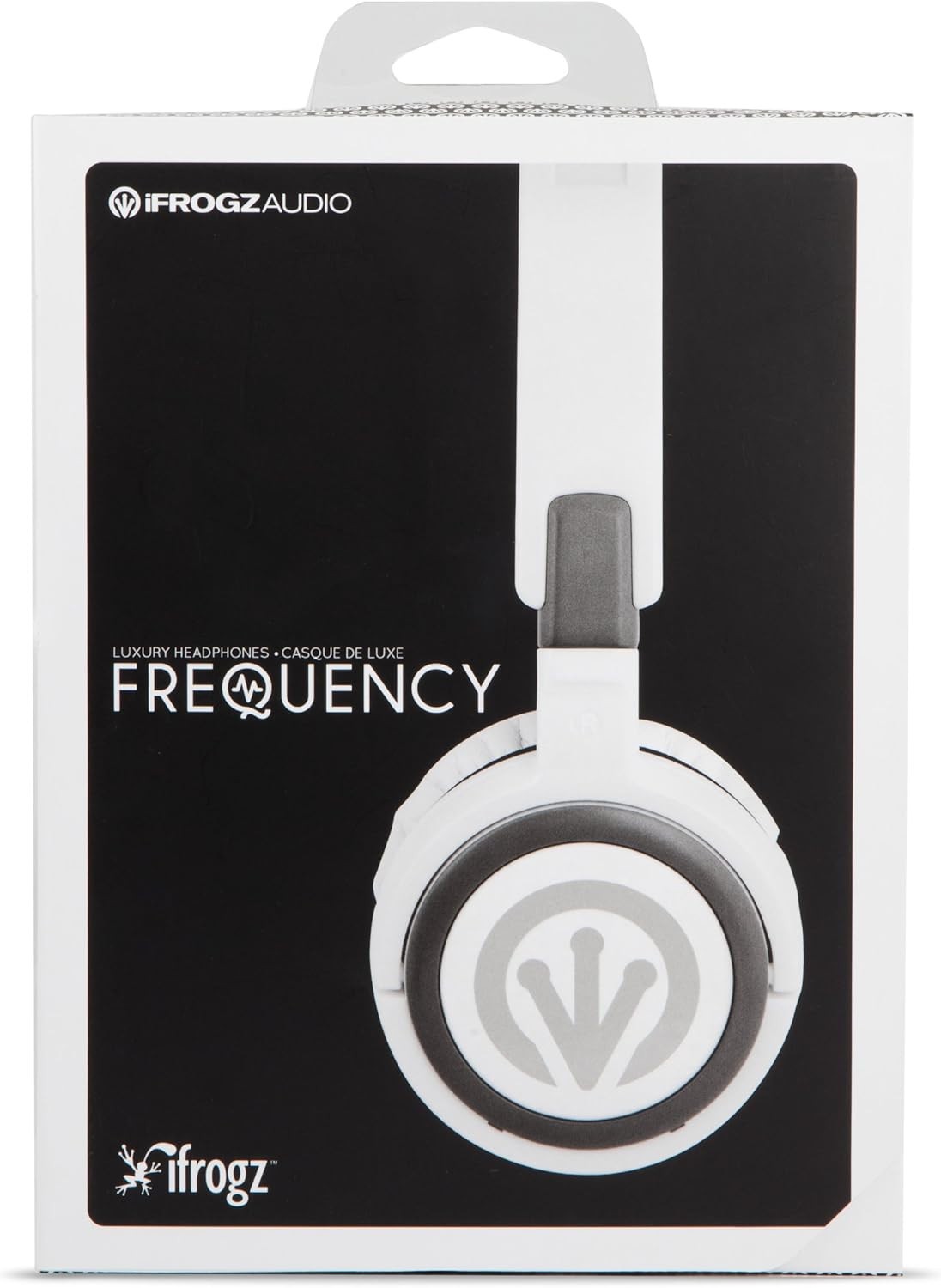 🔥 iFrogz Frequency On-Ear Foldable Headphones 40mm Driver – White | New 🔥