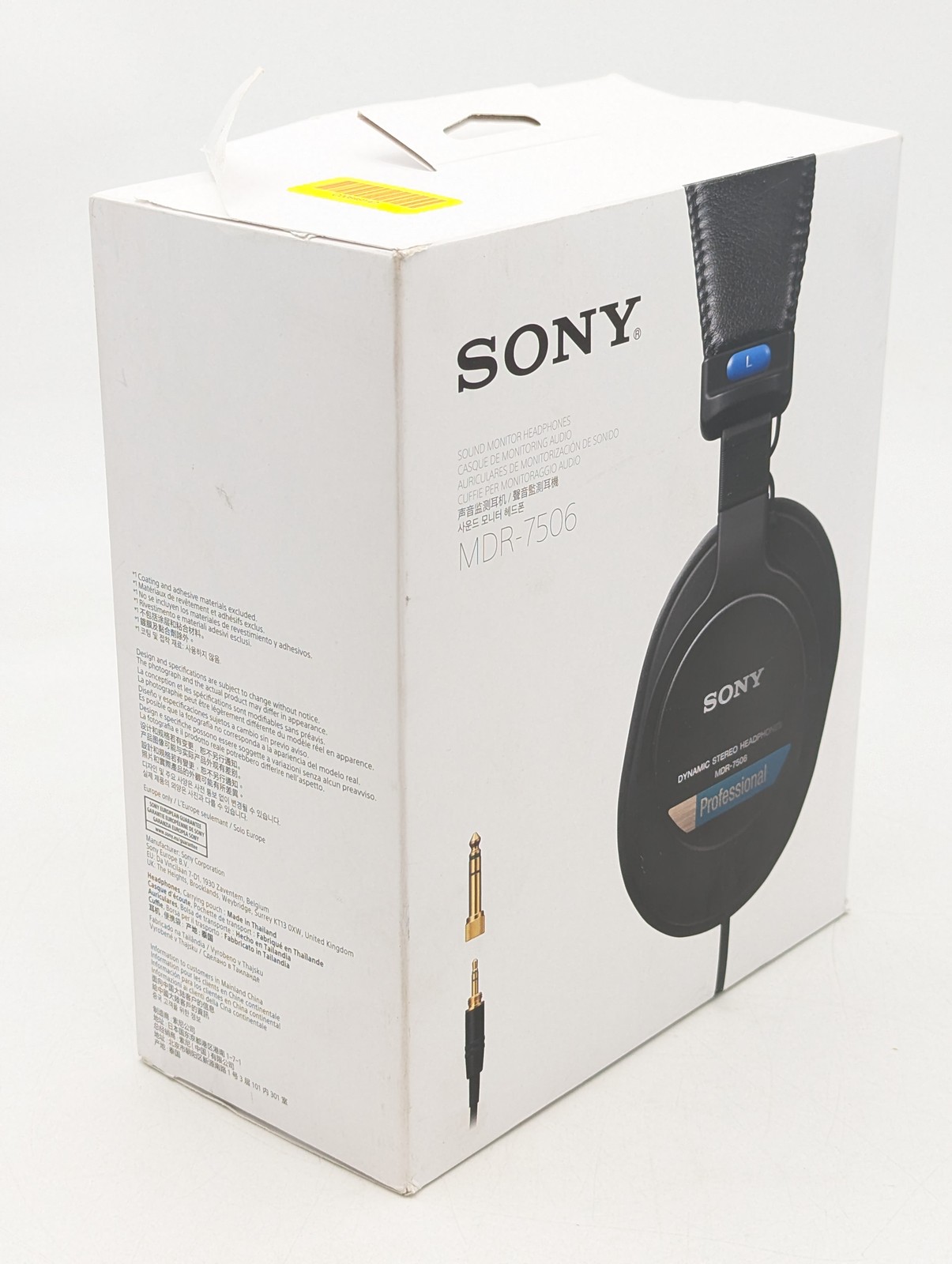 Sony MDR-7506 Sound Monitor Headphones Black P-95488330-M