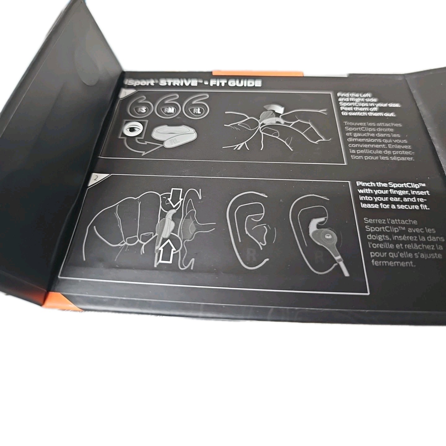 Monster iSport Strive In-Ear Only Headphones – Orange ~