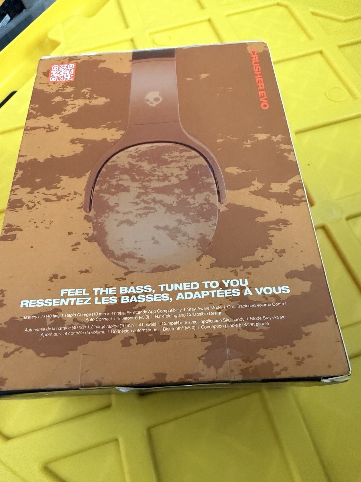 Skullcandy Crusher EVO Wireless Headphones Washed Tan *Limited Edition* NEW