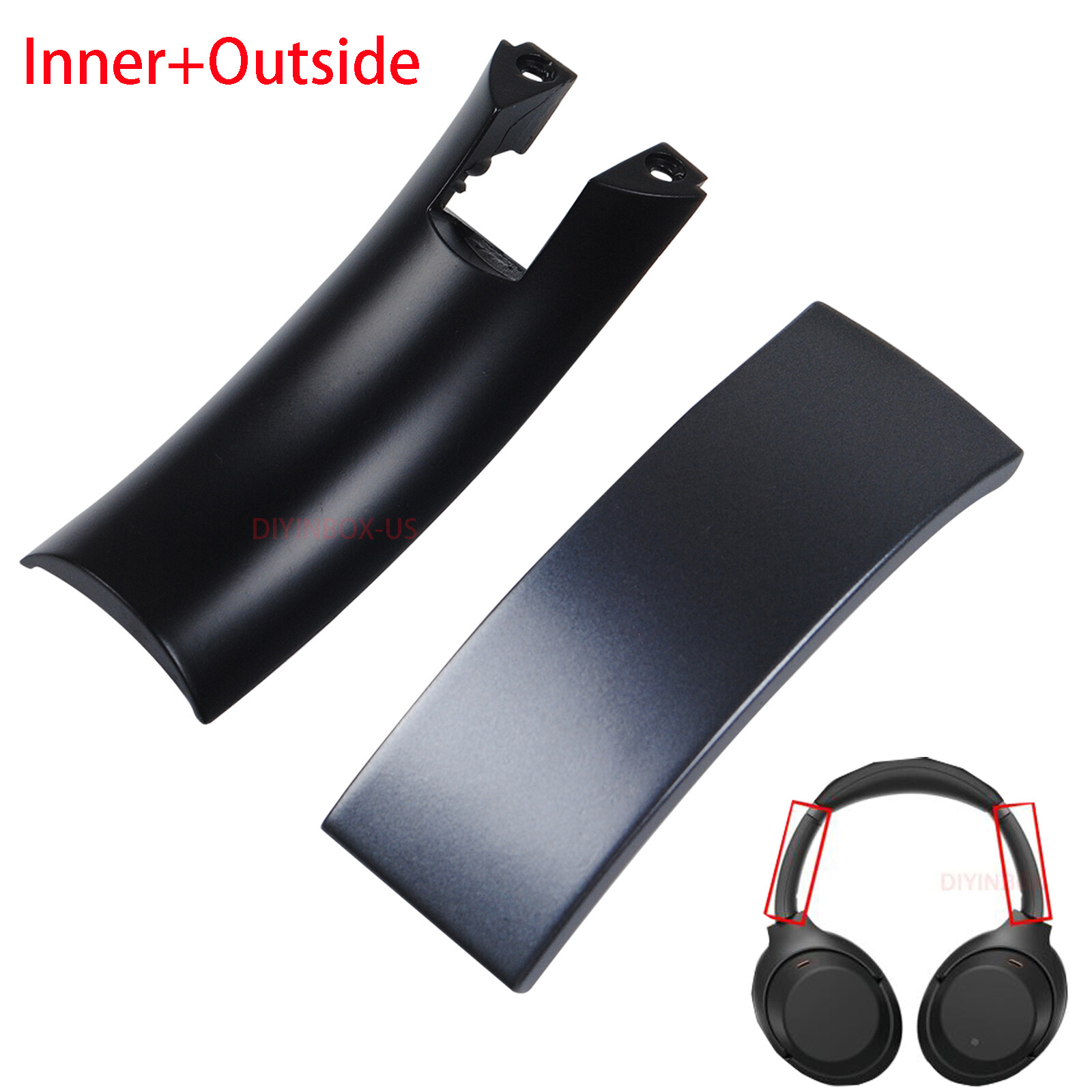 New Side Slider Cover Part kit for Sony MDR-1000X WH-1000XM2 Headphones Repair