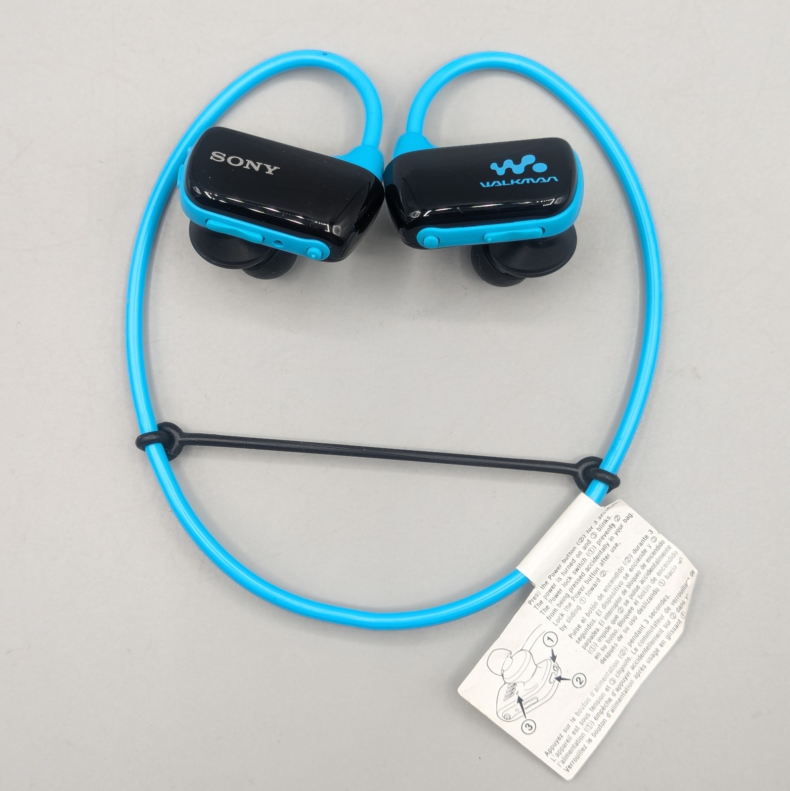 Sony Waterproof Digital Walkman NWZ-W273S MP3 Player Headphones Only UNTESTED