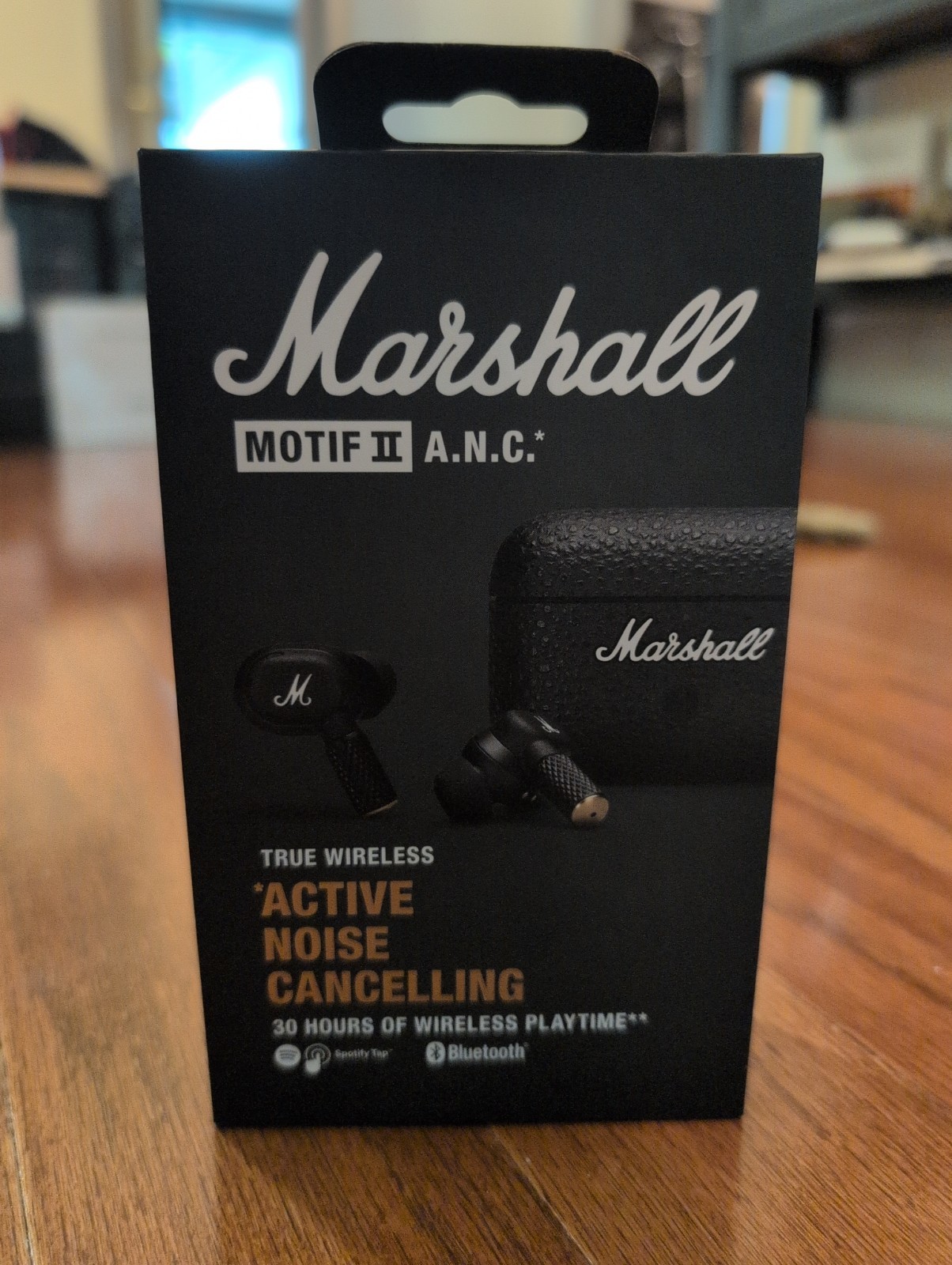 Marshall Motif II A.N.C. True Wireless Active Noise Cancelling Earbuds – Black