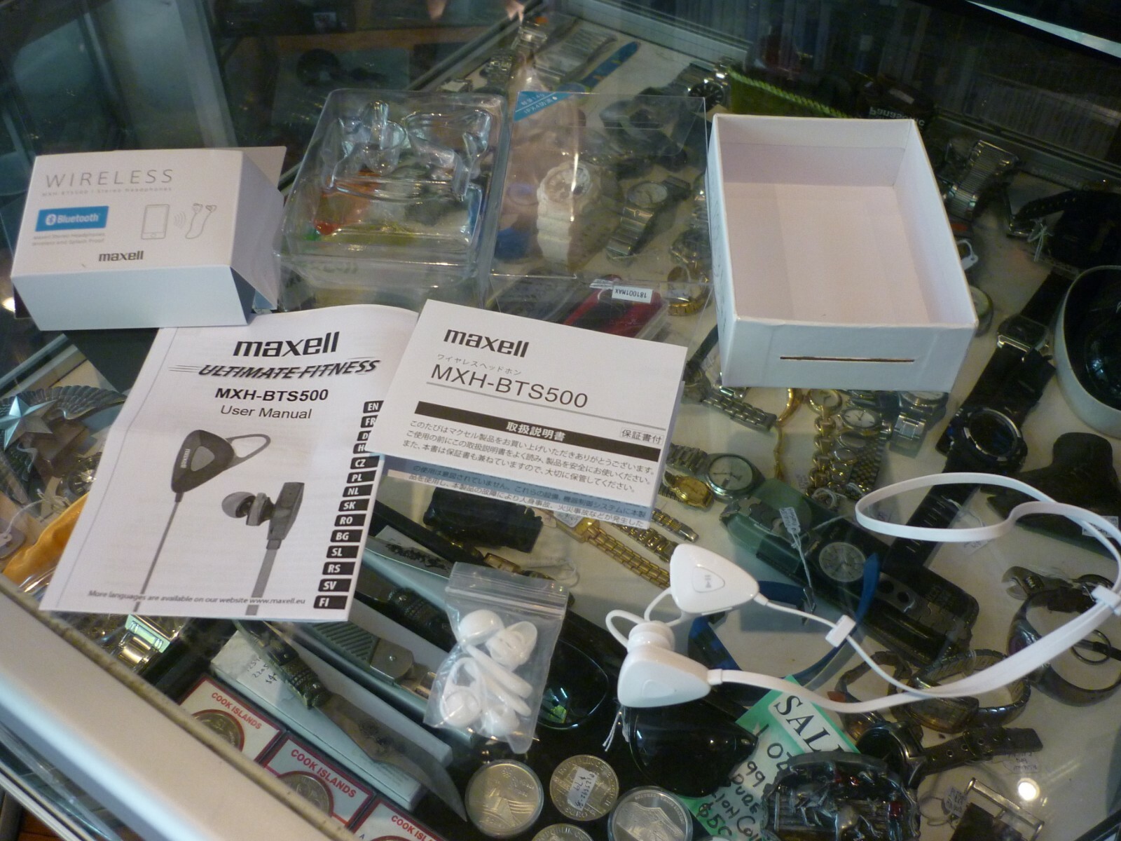 MAXELL (MXH-BTS500) BLUETOOTH SPORT EARBUDS IN BOX – AUSSIE STOCK !