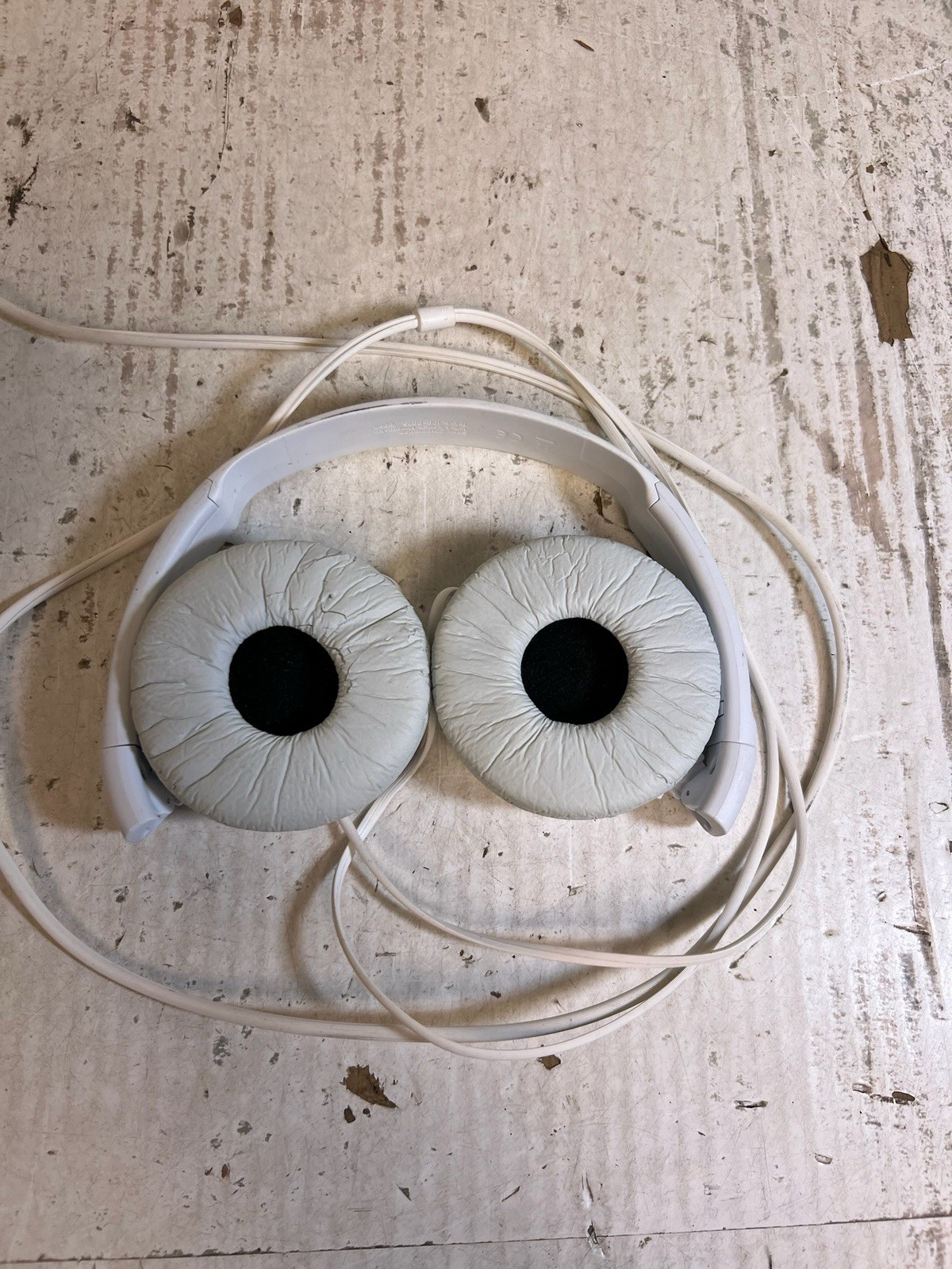 Sony MDR-ZX110 Ear-Pad (On the Ear) Headband Headphones – White – Tested