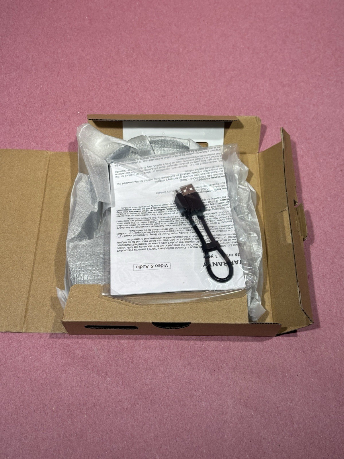 Sony WH-CH510 Wireless Stereo Headset NEW! Black Bluetooth 35 Hours USB Open Box