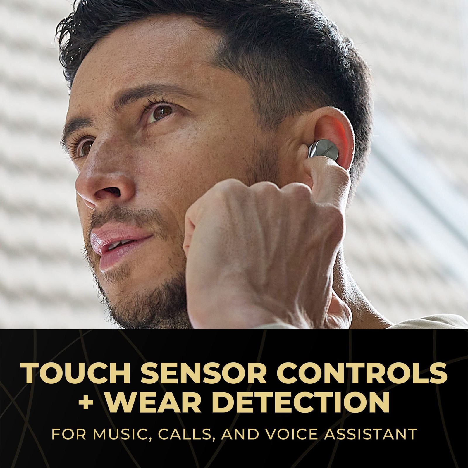 Technics AZ80 Wireless Earbuds with Noise Cancelling and High Res Audio Quality