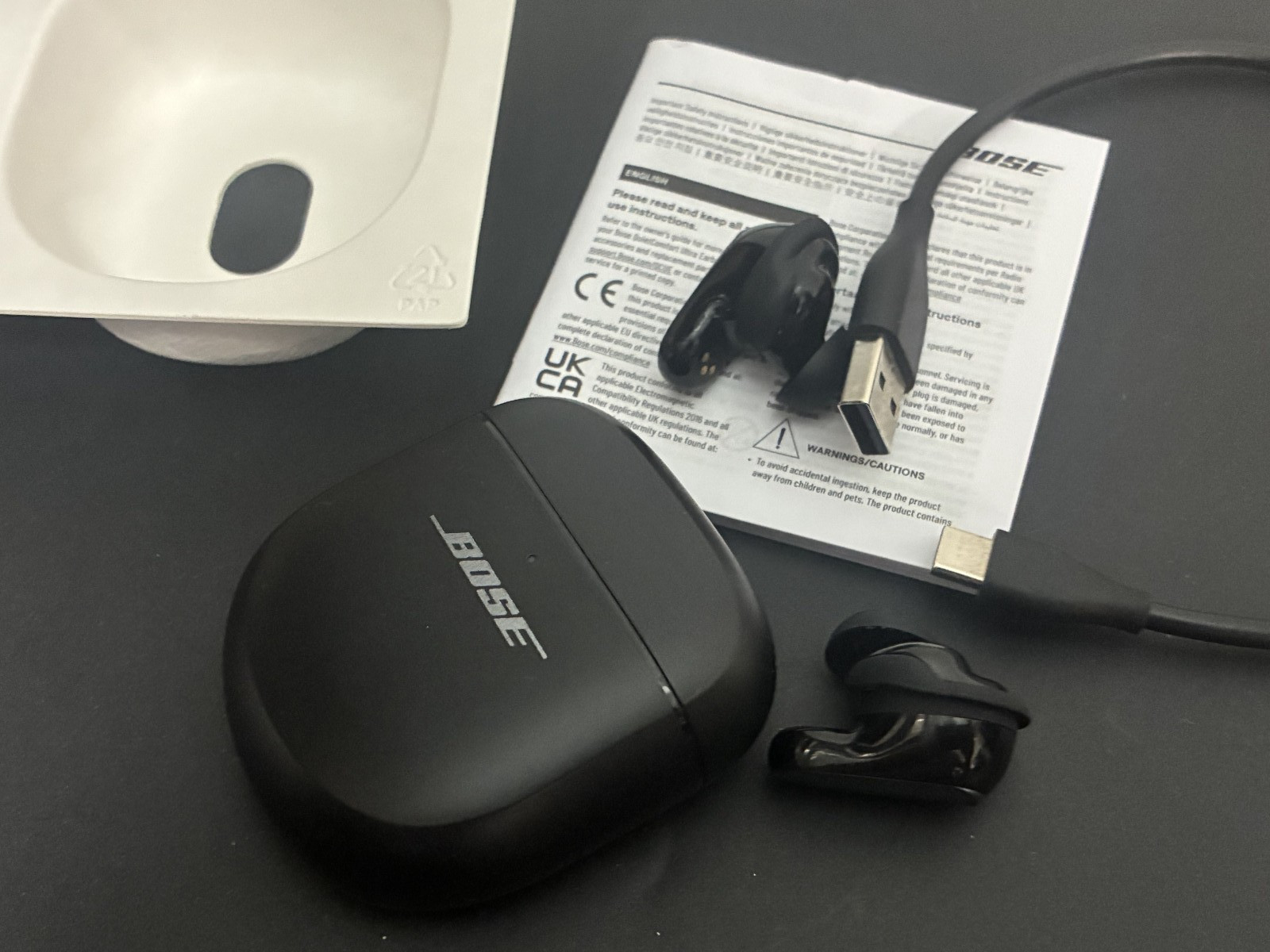 Bose QuietComfort Ultra Bluetooth Wireless Earbuds – Black – In Retail Box