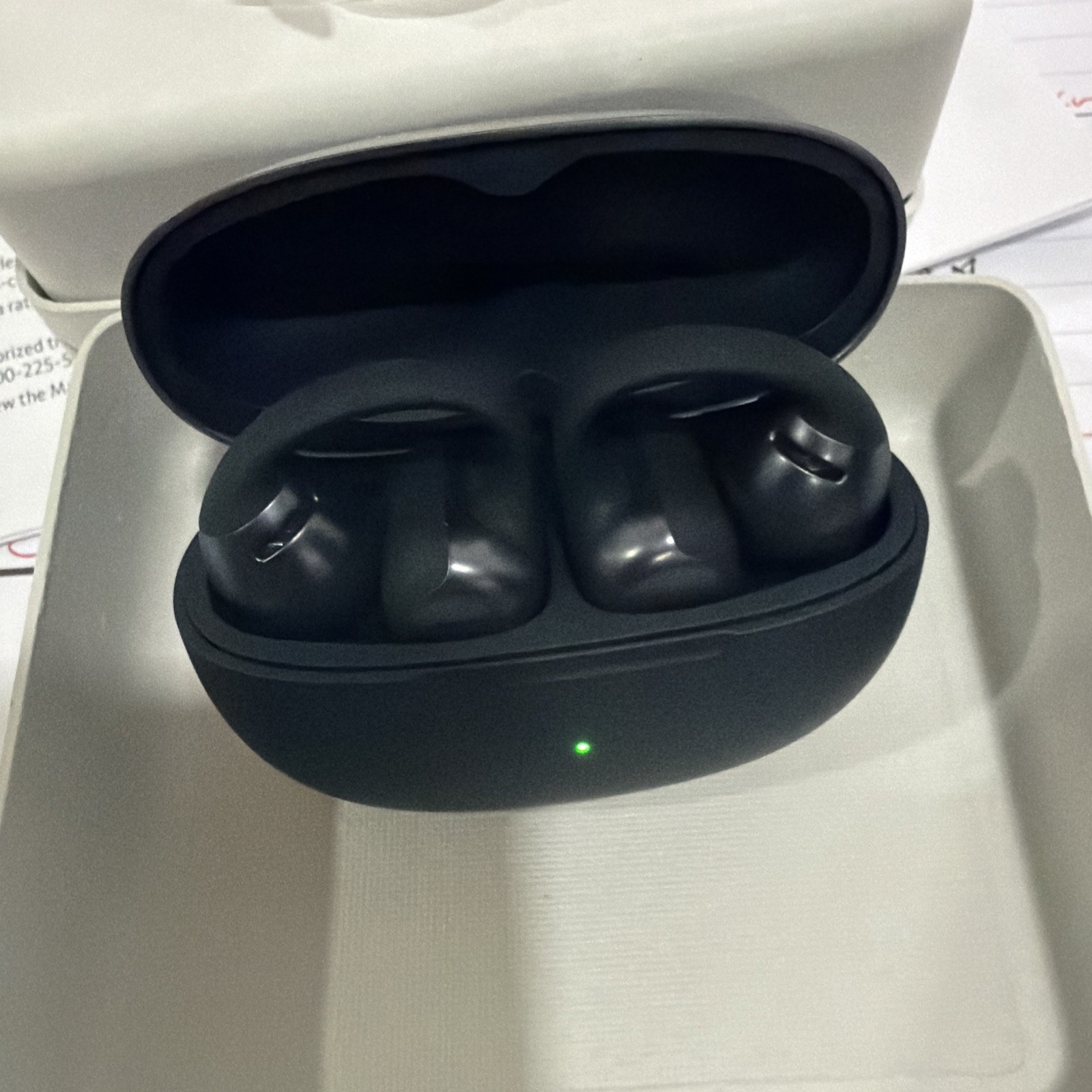 Shokz Dots Open Ear One True Wireless Bluetooth Earbuds Black/new Open Box
