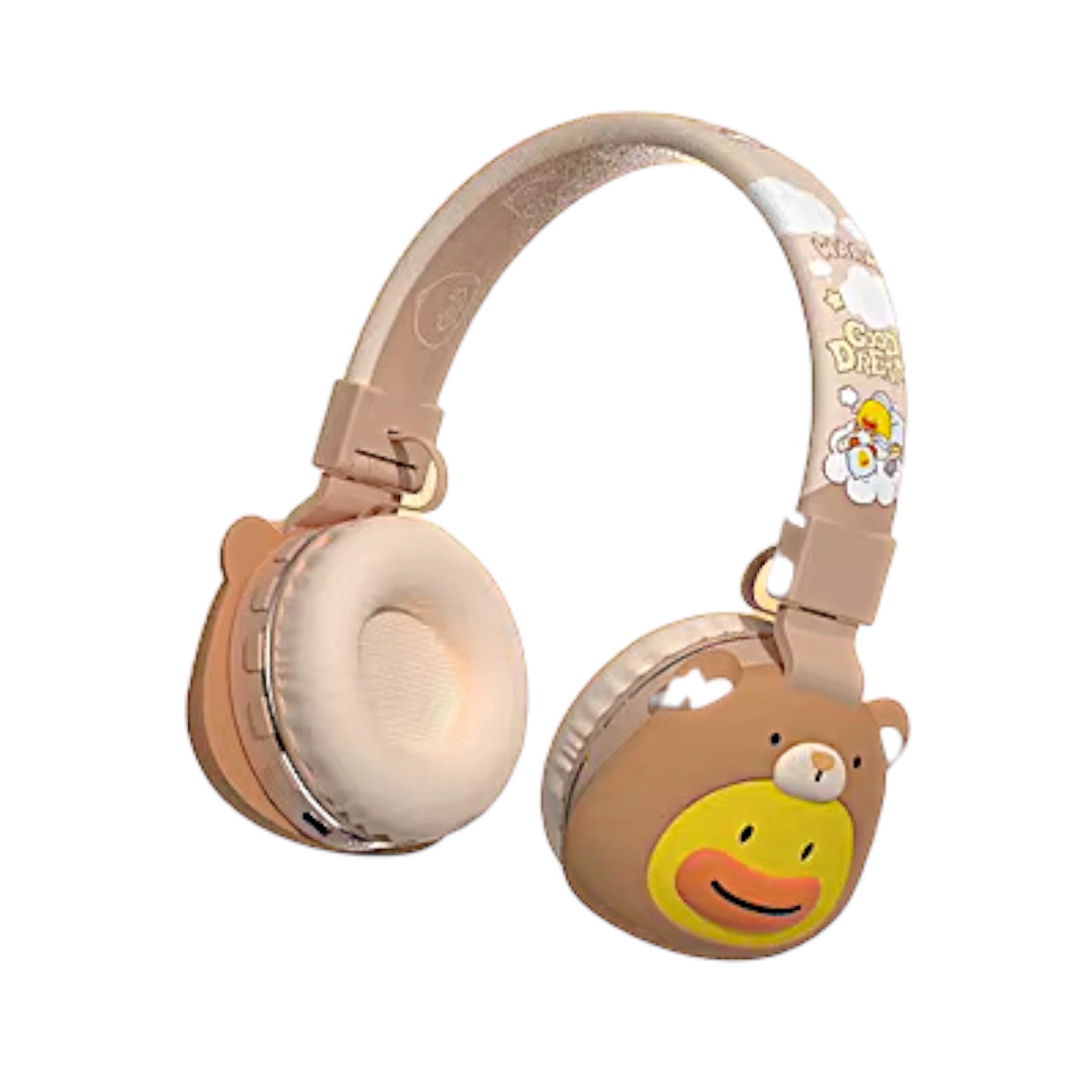 Candy Cat Bunny Cartoon Wireless/Wired Headphones Soft Pad Kids Headset Gift Box