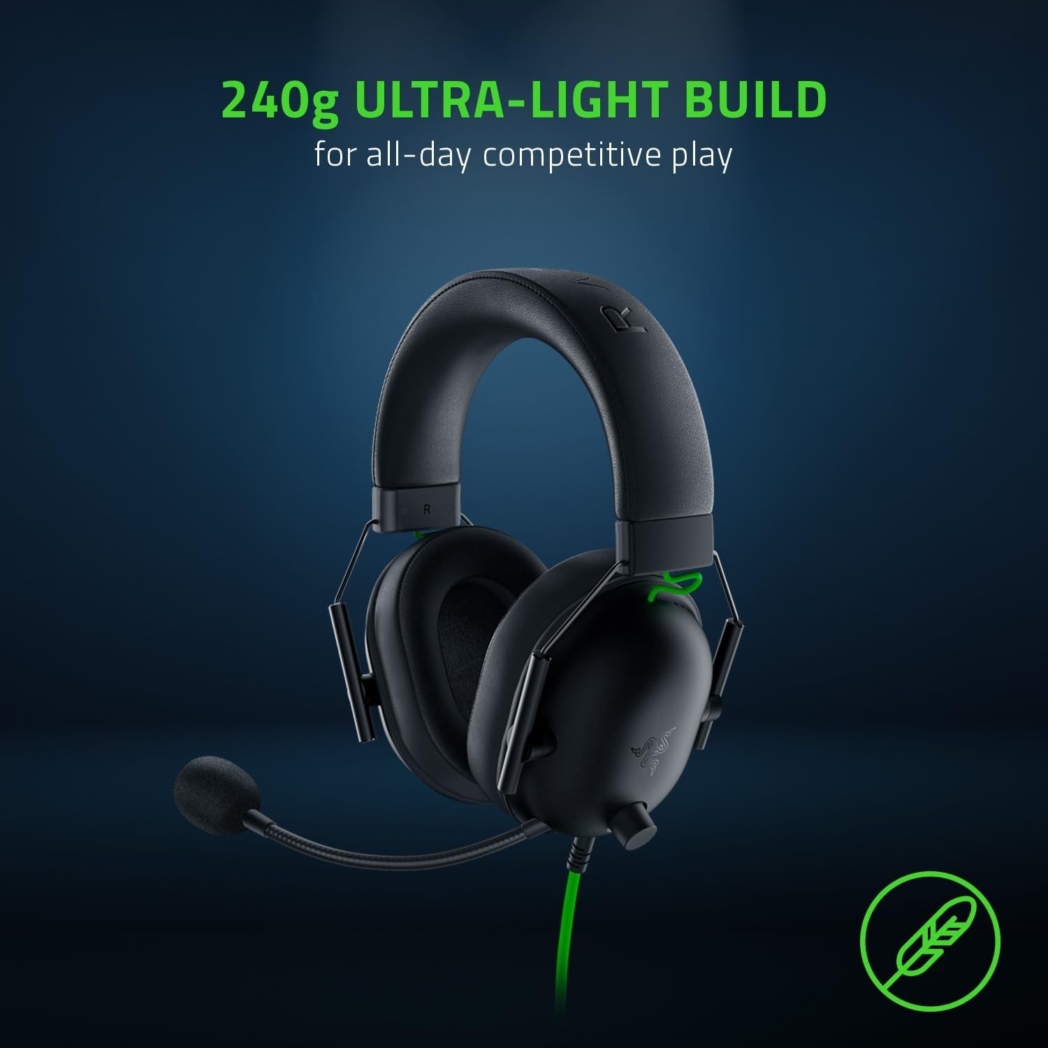 Razer BlackShark V2 X USB – Wired Esports Headset (TriForce 50 mm Drivers, Noise
