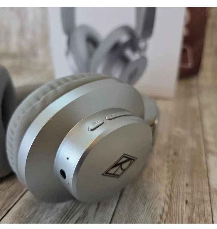 Ralph Lauren Wireless Headphones Gray/Silver NEW in BOX
