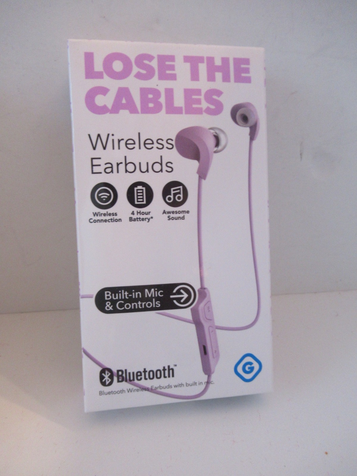 Gems LOSE THE CABLES ~Bluetooth Wireless Earbuds Built-In Microphone Smartphone