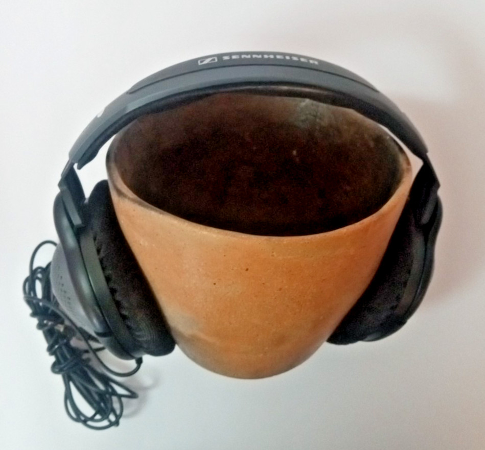 Sennheiser HD-500A Over The Ear Therapeutic Stereo Headphones Tested Clean Ex!!