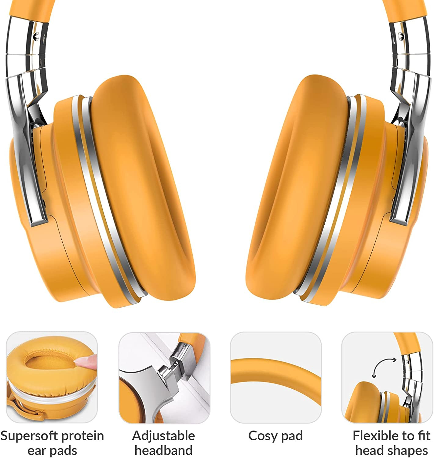 Million Sold 10 Years Classic E7 Active Noise Cancelling Headphones with Upgrade