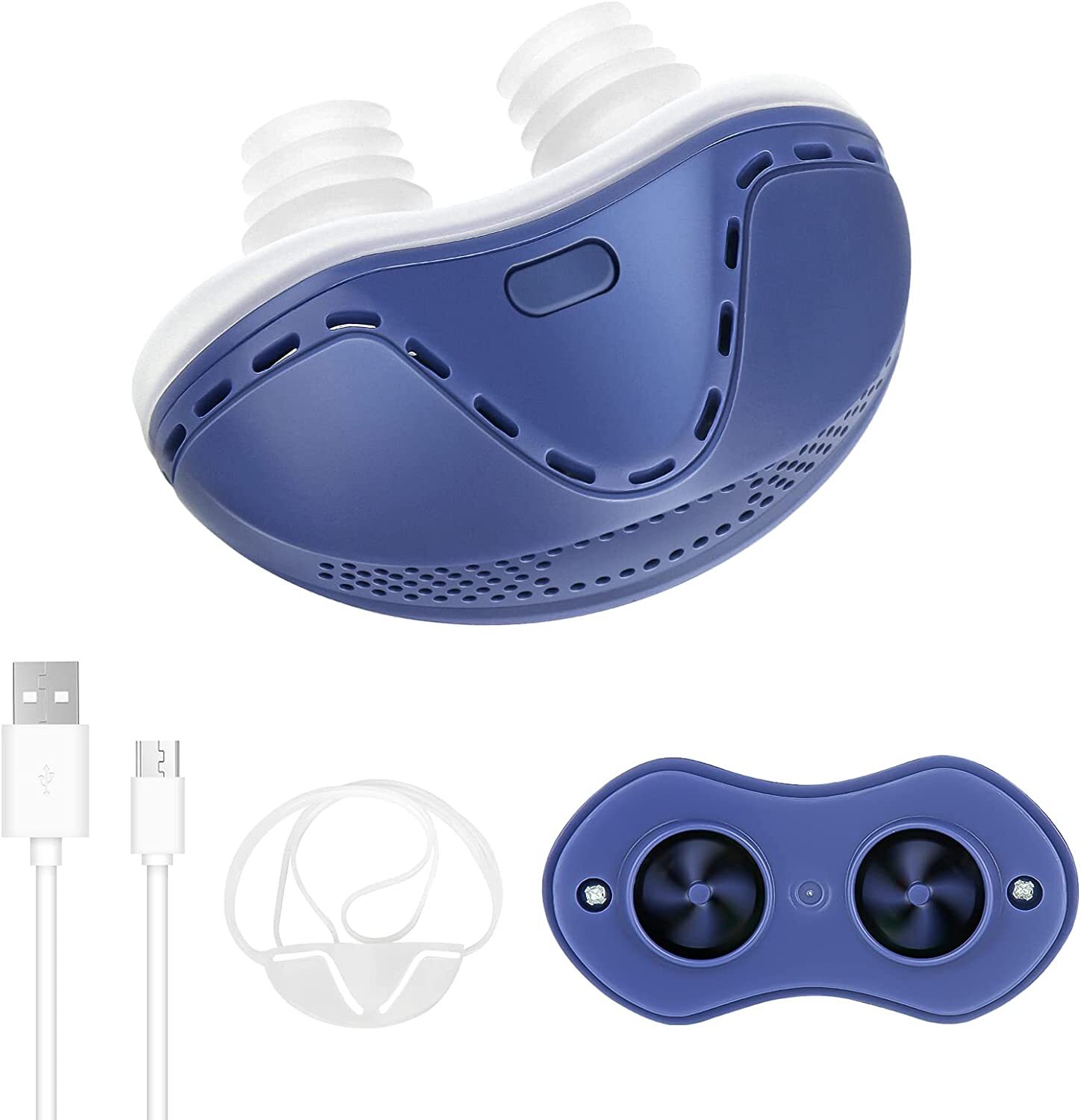 New Electric Mini Noise Anti Snoring Device Sleep Apnea Stop Snore Aid Stopper