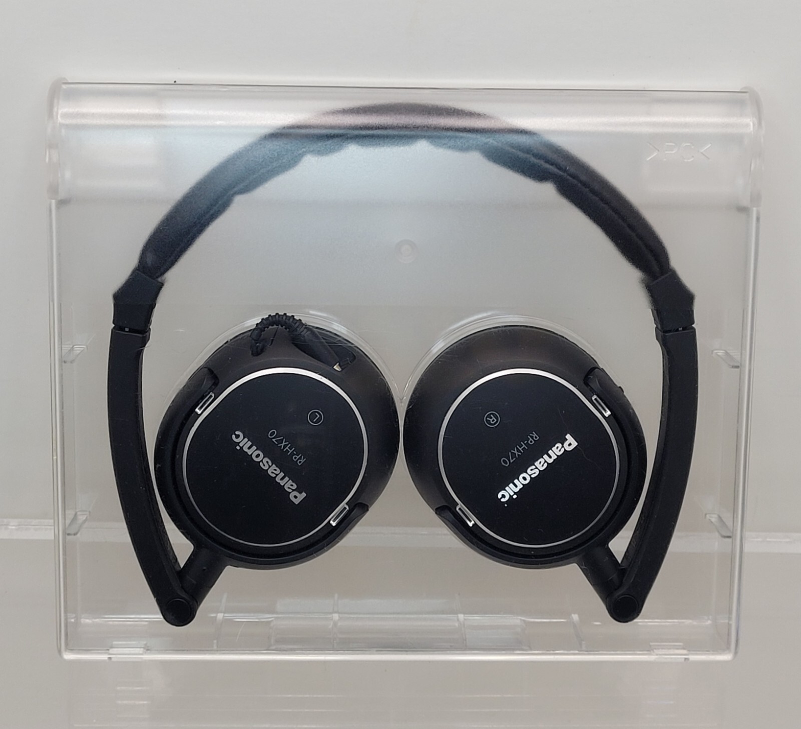 Panasonic RP-HX70 SLIMZ Lightweight Foldable Headphones with Retractable Cord