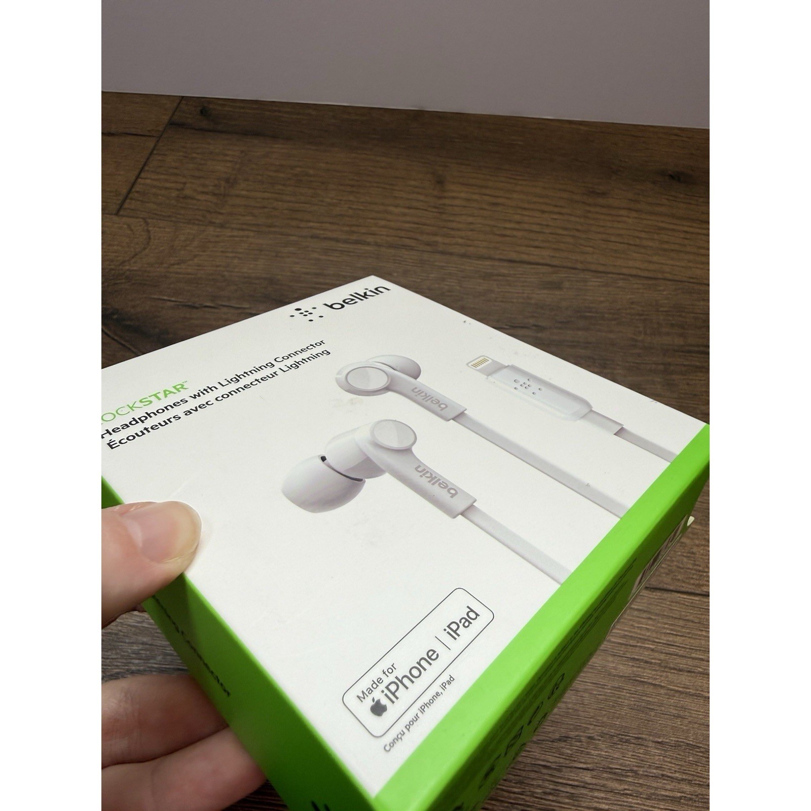 BELKIN HEADPHONES Rockstar with LIGHTNING CONNECTOR