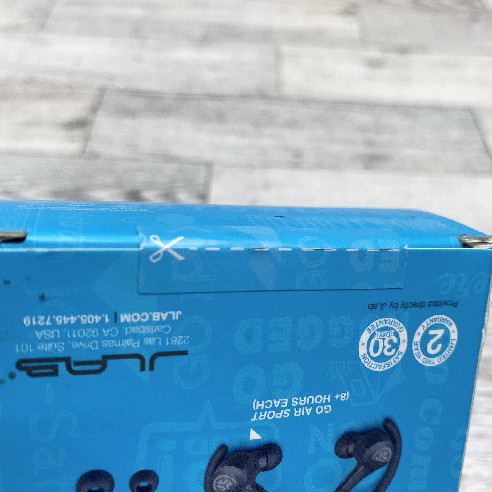 JLab Go Air Sport True Wireless Bluetooth Earbuds With Charging Case Lot Of 2