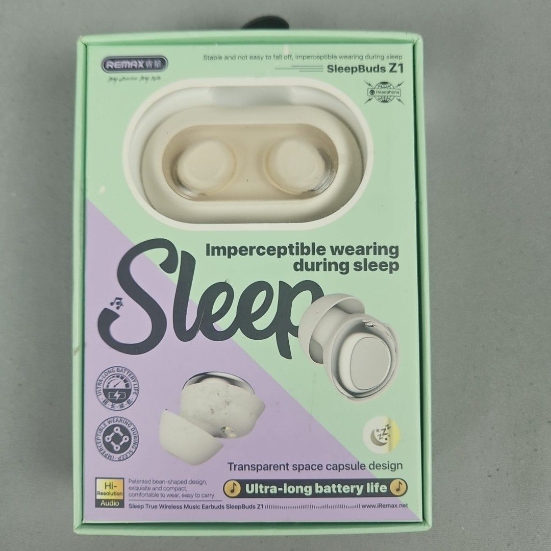 REMAX SLEEPBUDS Z1 True Wireless Bluetooth 5.4 Music Earbuds Earphones Beige