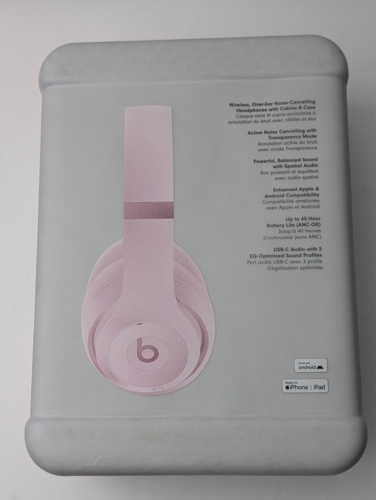 NEW SEALED Beats Studio Pro Wireless Noise Cancelling Headphones Soft Pink A2924