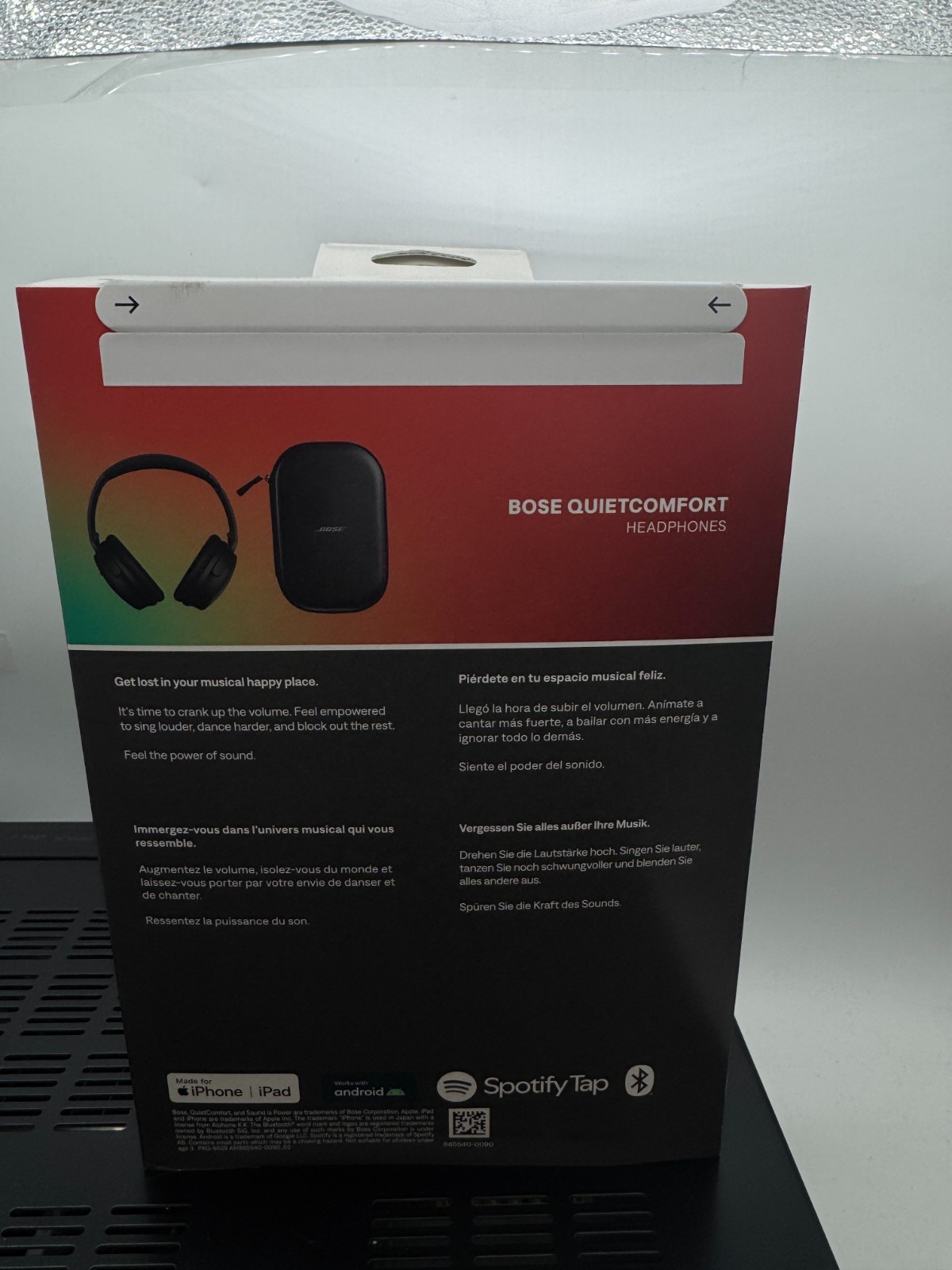 Bose QuietComfort Wireless Over-Ear Headphones – Black Brand New Sealed