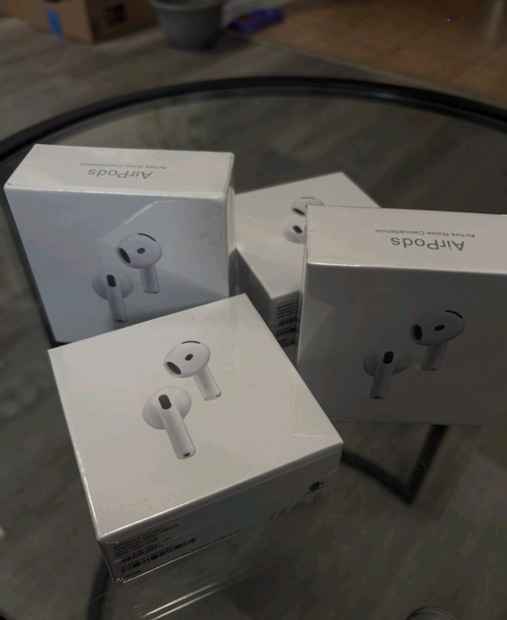 Apple AirPods (4rd Gen) White Wireless Bluetooth In-Ear Earbuds MME73AM/A