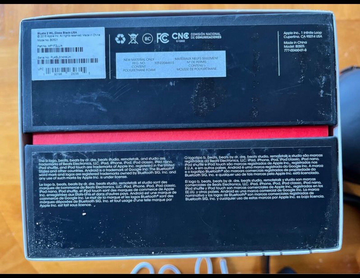 GENUINE Beats by Dr. Dre Studio3 Wireless Bluetooth Over-ear Headphones