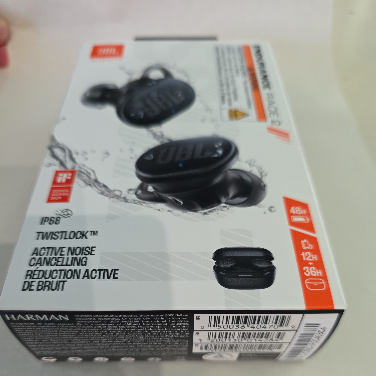 JBL Endurance Race 2 Black NC TWS Sport Headphones