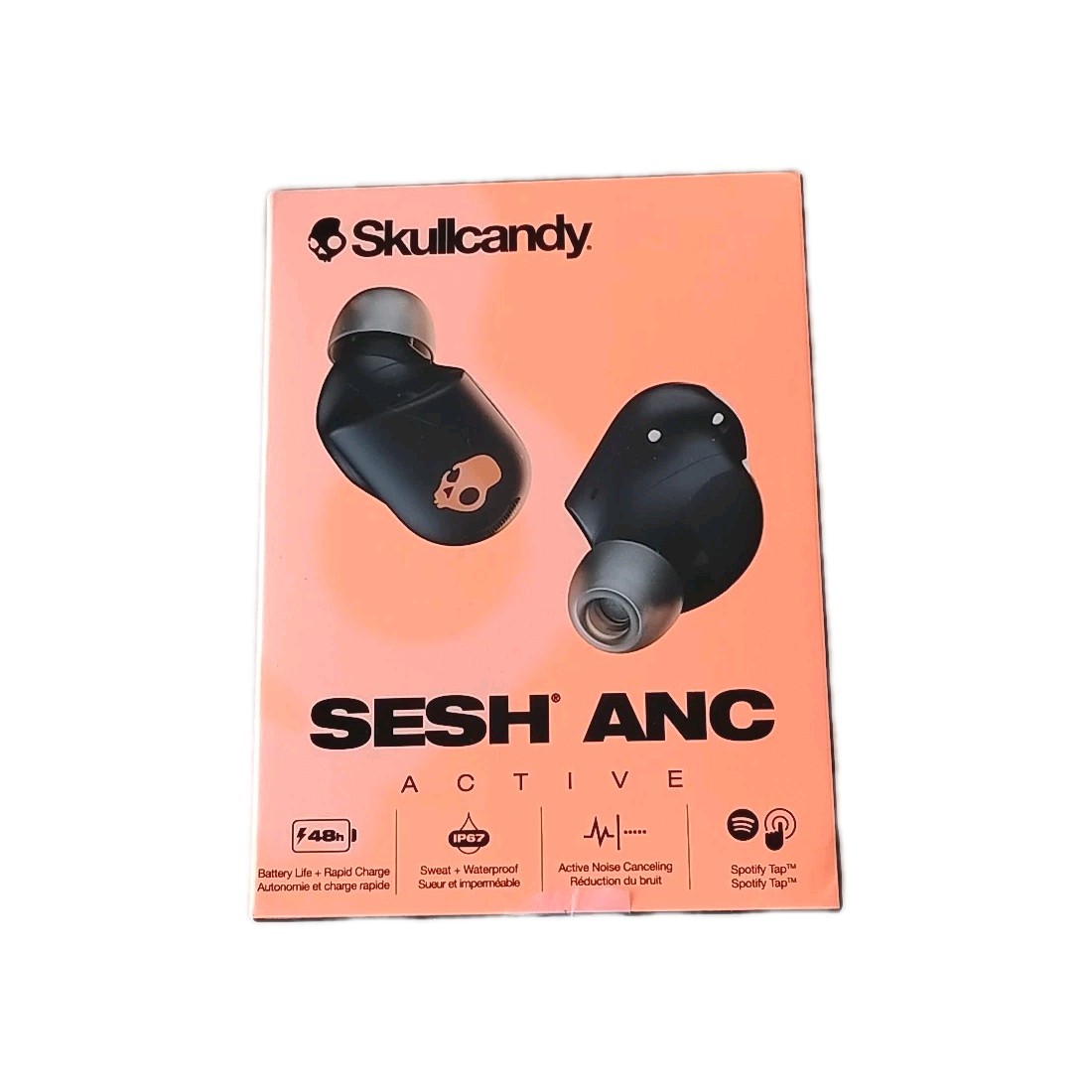 Skullcandy Sesh ANC Wireless Earbuds Active Noise Canceling Bluetooth New Sealed