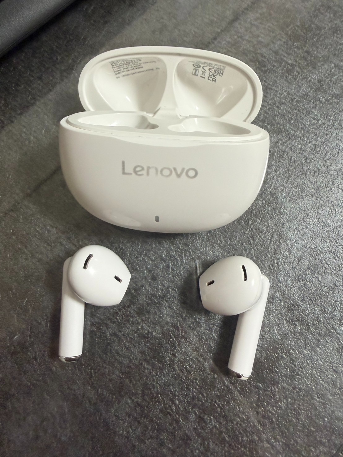 Lenovo E310 Wireless Earbuds Bluetooth Earphones White Used