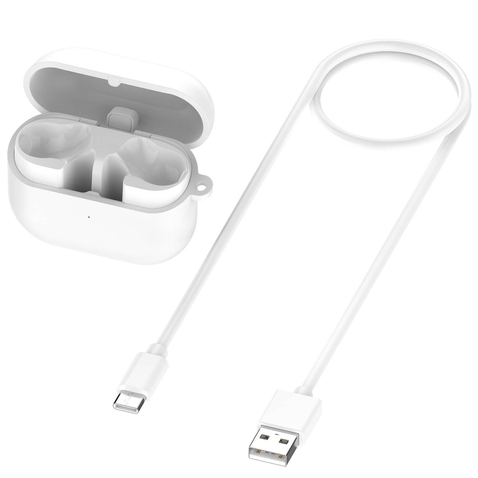 For Samsung Buds3 FE R420 Charging Case with Pairing Button ABS Compact Design