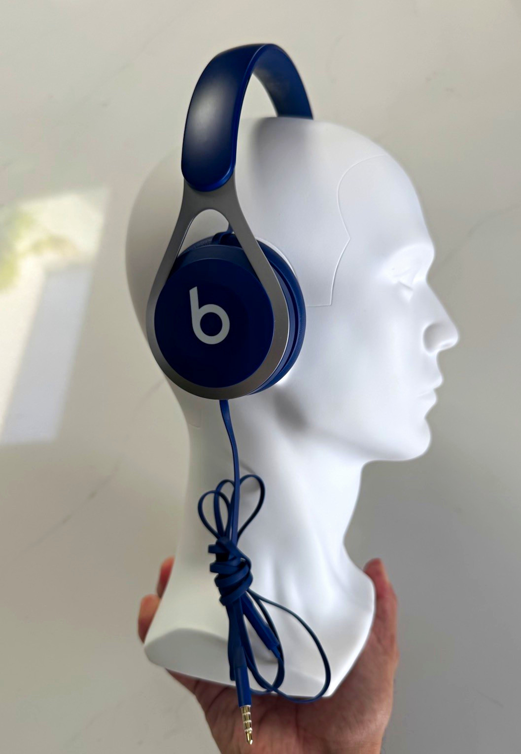 Beats by Dr. Dre Beats EP Blue/Silver Wired On-Ear Headphones 3.5mm Mic