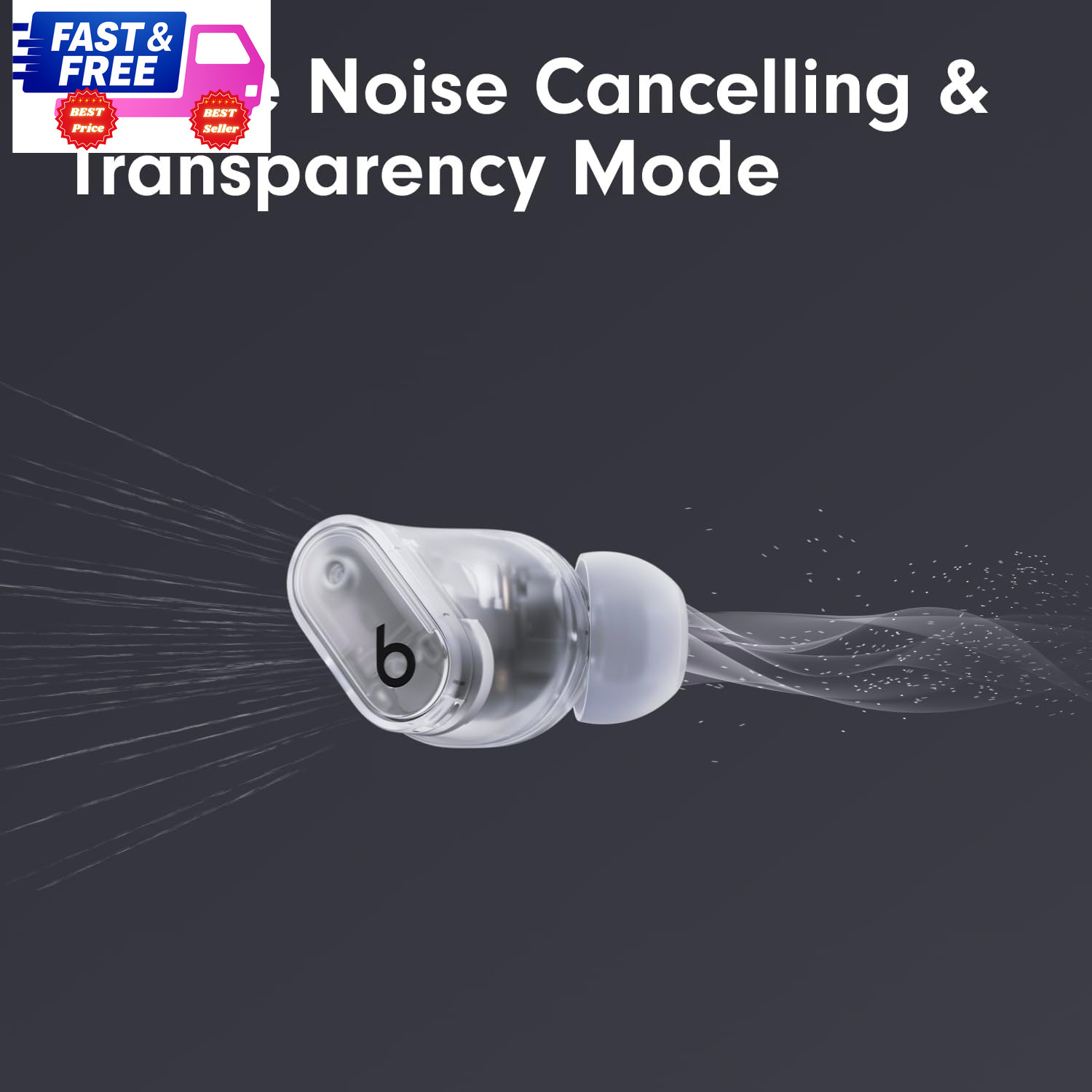 Studio Buds+ True Wireless Earbuds ANC Bluetooth Mic Spatial Audio Transparent