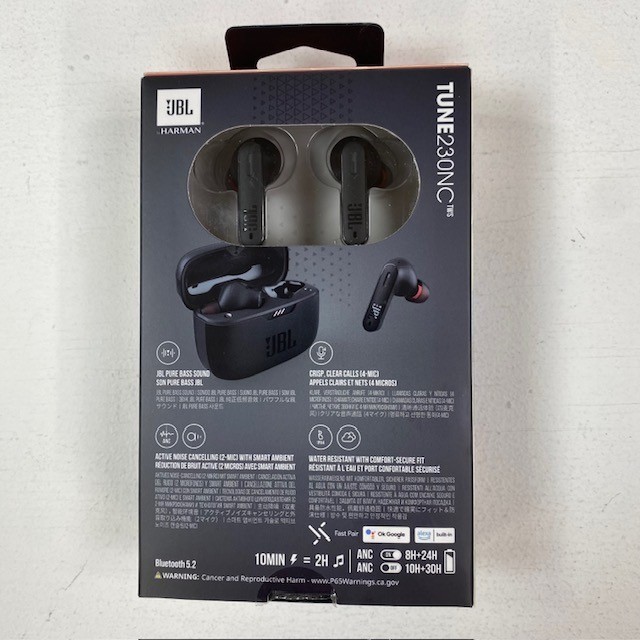 JBL Tune 230NC TWS True Wireless Noise Cancelling In-Ear Headphones Black