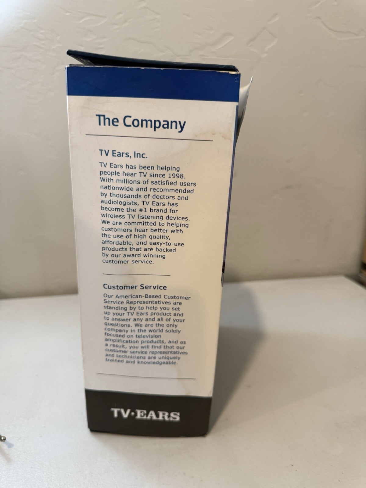 TV EARS 5.0 Analog Wireless Voice Clarifying Headset System 11641 EUC