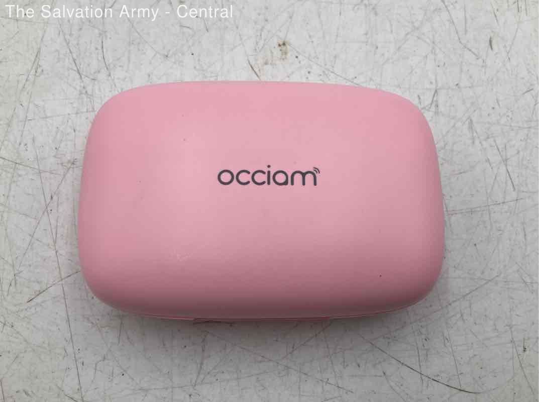 Occiam T17 Pink Bluetooth Wireless In-Ear Earbuds With Charging Case