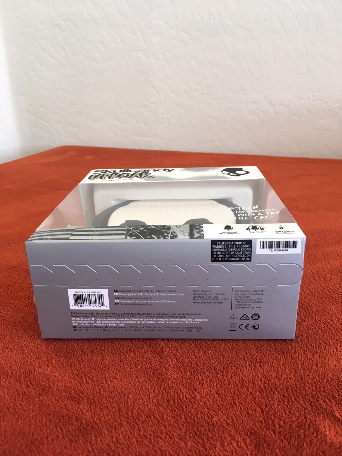 NEW SEALED Skullcandy S5URHT-456 Uproar Headphones – Black/Gray