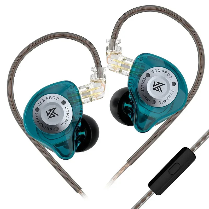 EDX Pro X HiFi Dynamic Bass Earphones Noise Cancelling 2-Pin Cable