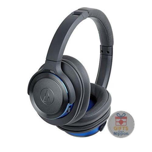 Audio-Technica ATH-WS660BT Wireless Headphones Deep Bass Bluetooth GBL Used