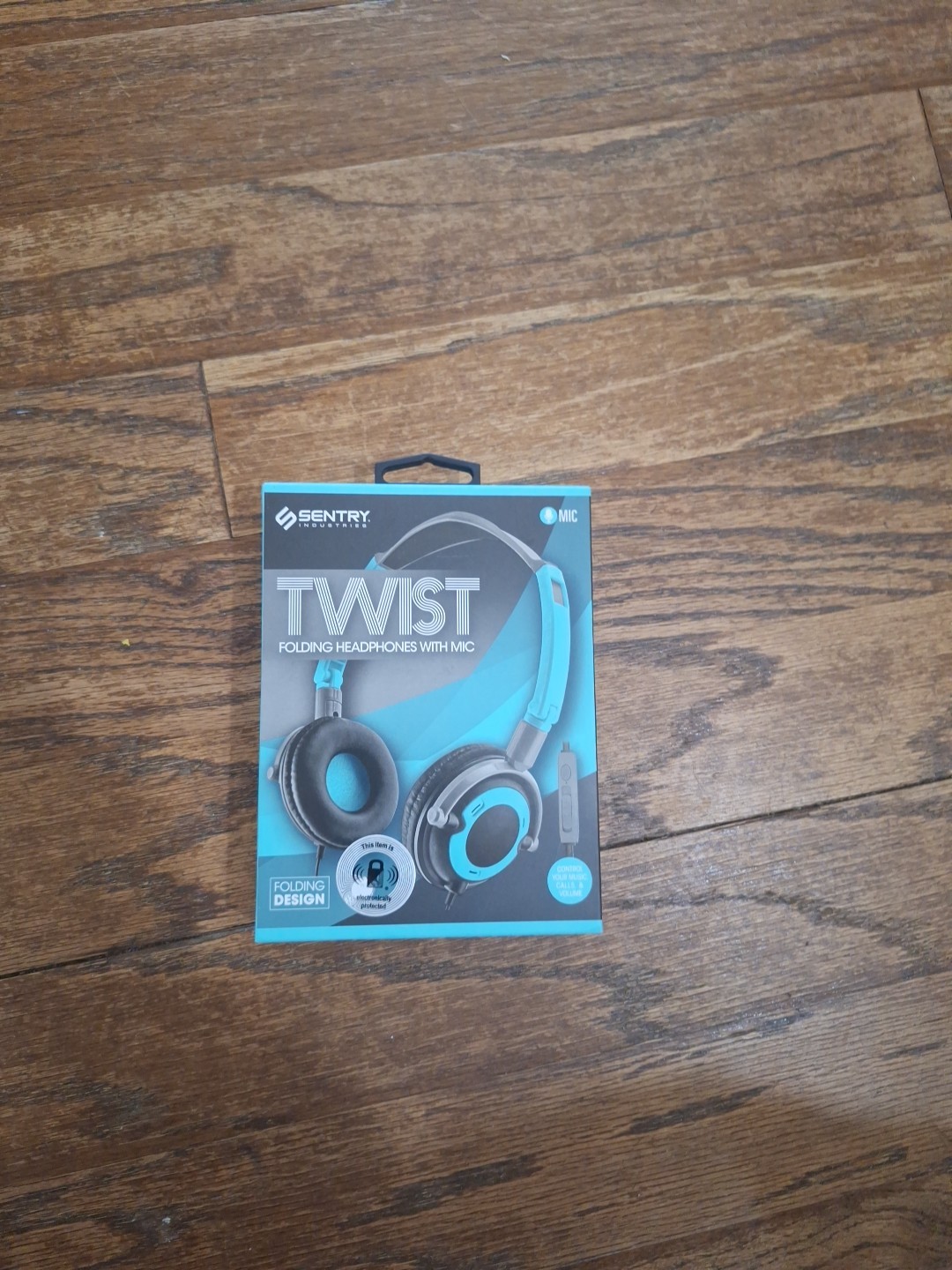 Sentry TWIST Folding Headphones With Mic H0425