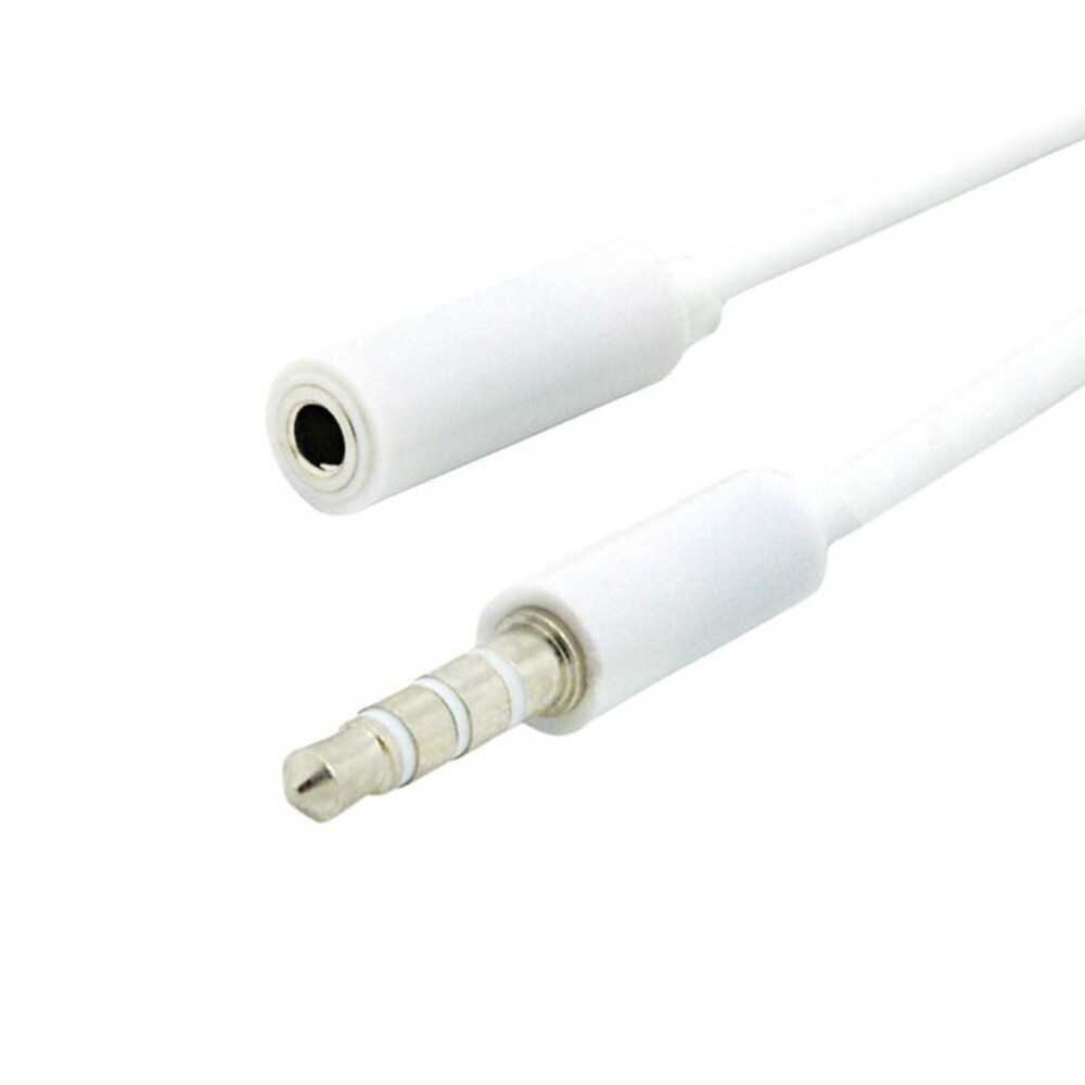 2Pcs Headset Extension Cord Computer Universal Adapter Mic Cable