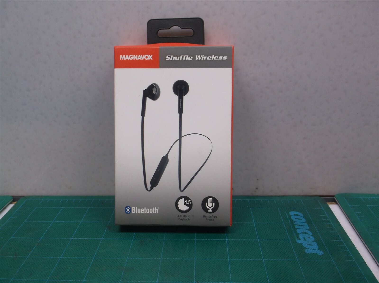 Magnavox Shuffle Wireless Earbuds with Bluetooth – Black